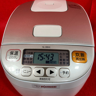 象印 3号炊 マイコン炊飯ジャー NL-BB05 2018年製 