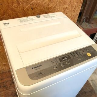 【動作保証60日間あり】Panasonic 2018年 NA-F60B11 6.0kg 洗濯機【管理KRS355】