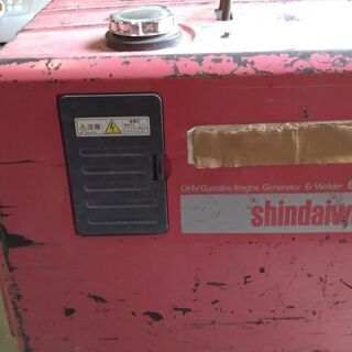 決まりました！shindaiwa 新ダイワ EGW151MS 発電機 ウェルダー 溶接機 発電定格電流25A 実働 山形発 自社陸送ありの画像