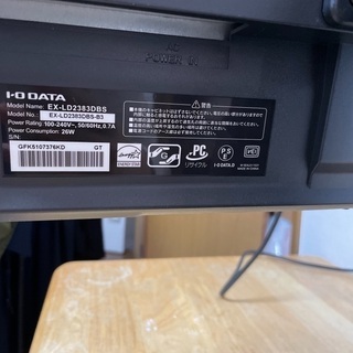 23インチモニター美品　I-O DATAの画像