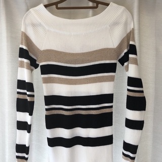 ボーダーカットソーの画像