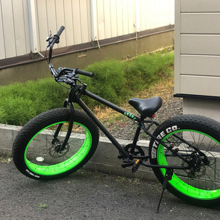  値下げしました。ブロンクス ファットバイク 7段変速 26インチ