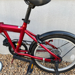 折り畳み自転車 Jeep JE-206G 赤