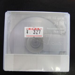 未開封　ソニー　デジタルオーディオミニディスク74　録音用MD　空MD　【①】の画像