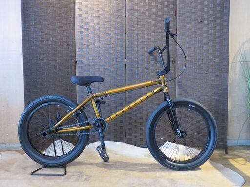 ■CULT DEVOTION カルト デボーション 2017年 20インチ ゴールド シングルスピード タイヤバリ山! ペグ付! ストリート BMX 自転車 札幌発