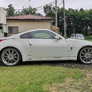 決まりましたので終了しました。値下げします！フェアレディZ33パールホワイトAT20インチホイールBOSEオーディオナビの画像
