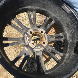 お取引中　17インチ　7JJ アルミホイル　4穴　4本の画像