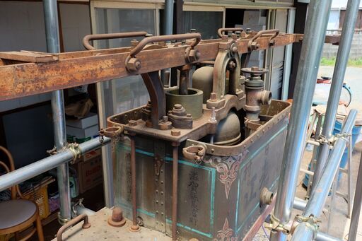 昭和８年製作　消防ポンプ　レトロ　当時物　アンティーク　オブジェ