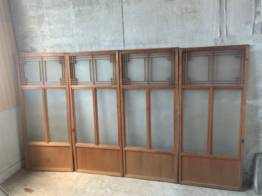 昭和ガラスの引戸