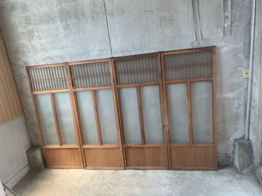 昭和レトロな引戸