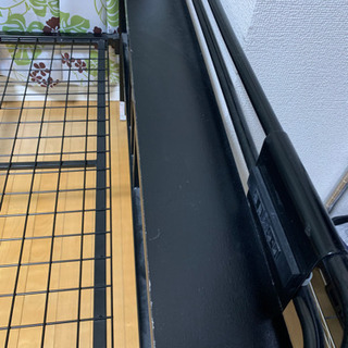 ニトリ　パイプベッドとマットレスセットの画像