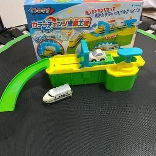 お風呂でミニカー    