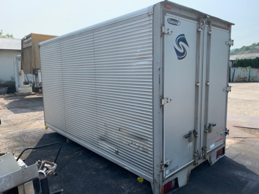 No.507 アルミバン 2 ｔ 車 アルミ 箱 バイク倉庫 トラック コンテナ 米 保管庫 物置 DIY