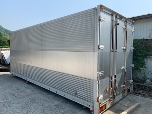 No.508 アルミバン 4 ｔ 車 仕様 アルミ 箱 バイク 倉庫 トラック コンテナ 米 保管庫 物置 DIY