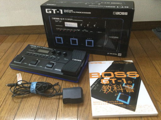 BOSS GTｰ1 マルチエフェクター　電源アダプター・GTー１の教科書（本）付き