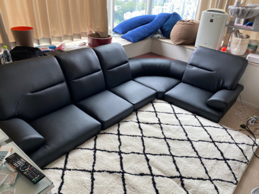 【定価6万美品】LOWYA コーナーローソファー