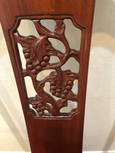花梨のダイニングチェア四脚セット