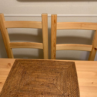ダイニングセット(テーブル＆チェア2脚)の画像