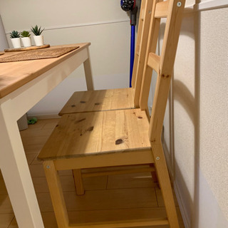 ダイニングセット(テーブル＆チェア2脚)の画像