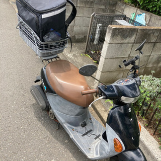 レッツ4G 原付50cc (スマホホルダー、カゴ、簡易方位磁針付き)の画像