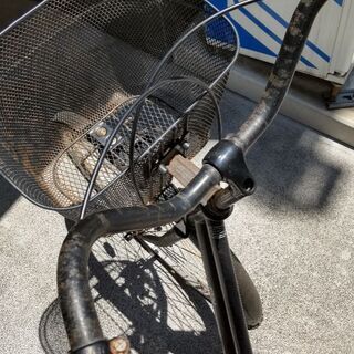 自電車　ママチャリ　変速機なしの画像