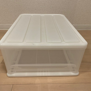 【取引中】【お譲りします】ニトリの収納ケースの画像