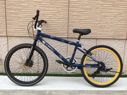 BMX タイプ　24インチ　クルーザー　ミニベロ　DOPPELGANGER MP5 ドッペルゲンガー　おしゃれ　自転車　街乗り　ストリート　ディスクブレーキ　通勤　新生活　自転車　MTB ロードバイク　折り畳み　好きの方にも