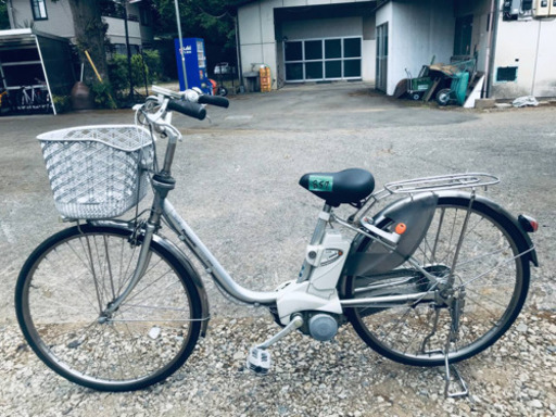 ①857番 電動自転車✨ Panasonic ビビ END632‼️ (Eco Tommy) 新宿の 