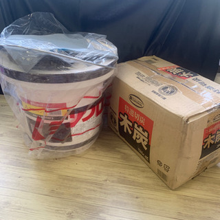 七輪・木炭3kgセット　新品