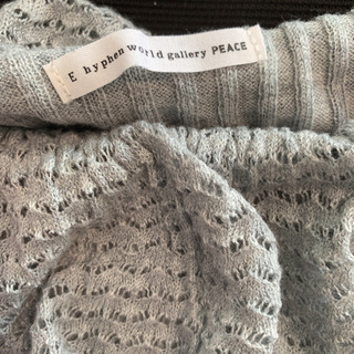 E hyphen woId gaIIery半袖ニットの画像