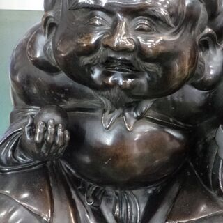 【愛品倶楽部柏店】銅製 俵大黒様 大黒天 置物【問合わせ番号：112-043358 002】の画像