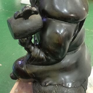 【愛品倶楽部柏店】銅製 俵大黒様 大黒天 置物【問合わせ番号：112-043358 002】の画像