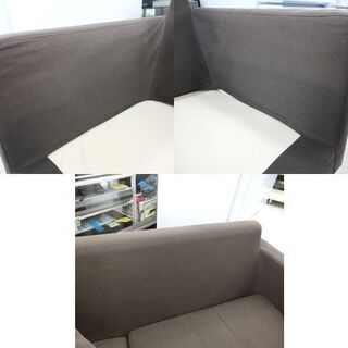 無印良品 2人掛けソファ スリムアームソファ 2シーター 幅138cm 良品 