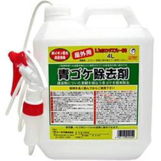 業務用 コケカビ取り 屋外用 4L 噴射ノズル付き　煩わしいカビ...