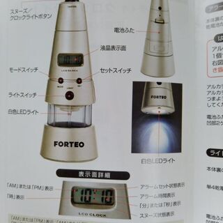 フォルティオ　クロックライトの画像