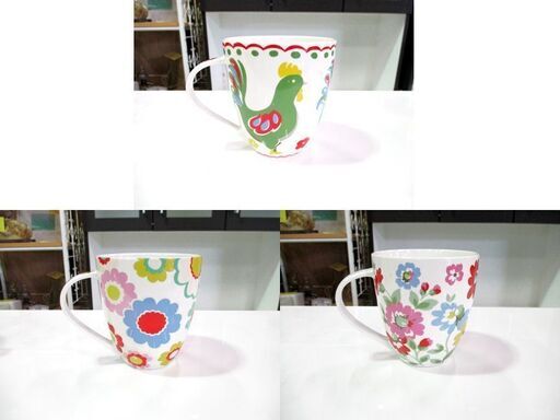 Cath Kidston マグカップ 5個セット クラッシュマグ フラワー ストロベリー 他 キャスキッドソン 札幌市東区 新道東店
