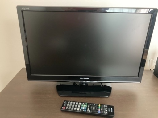 本日最終　テレビ22V型