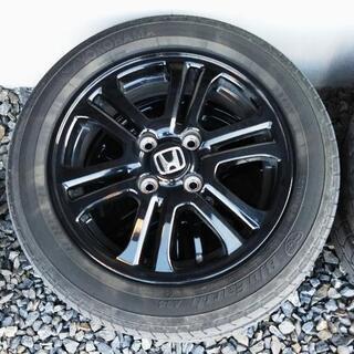 ホンダNBOXカスタム純正アルミホイールタイヤ4本セット