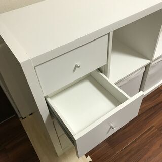 IKEA イケア　棚 ホワイト（KALLAX カラックス）の画像