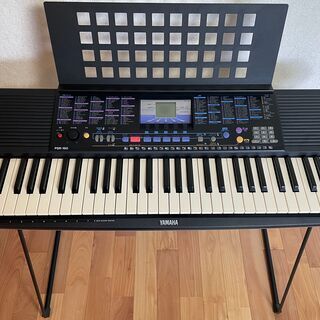 ★39,000円相当★ポータブルキーボード YAMAHA PORTATONE ヤマハポータートーン PSR-190&ボータトーン用キーボードスタンド L-2Cの画像