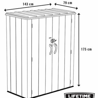 物置　倉庫　収納ボックス　LIFETIME BOXの画像