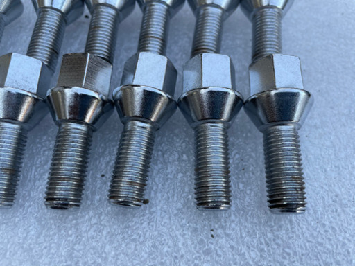 輸入車用社外ホイール取り付けボルト16本セット！M12×1.5P 60°テーパー