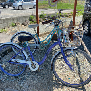 24インチ自転車💜紫カラー💜