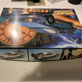 【プラモデル】デロリアン　PART1&DRIVER （株）アオシマ文化教材者の画像