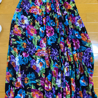 花柄🌸古着ロングスカート