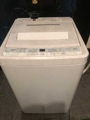 アクア 4.5キロ洗濯機