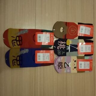 23～25cm おもしろっクス くるぶしソックス 昔話 靴下の画像