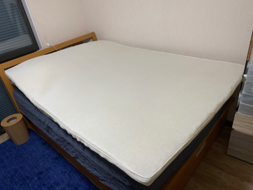 ダブルマットレス　夏用冬用2枚セット