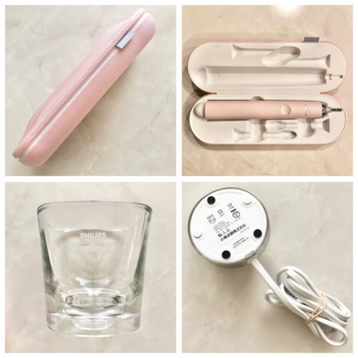 【ネット決済・配送】フィリップス　ソニッケアー　ダイヤモンドクリーン　ピンク　コレクション　新品未使用　舌磨きブラシヘッド付属　ソニケ