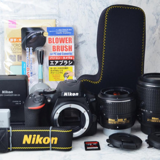 ボディ極上○初心者向け○Wi-Fi内蔵○Wレンズ○ニコン D5500 1